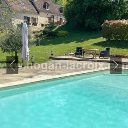 Вілла Domaine Du Bonheur En Pierre Avec Piscine, Proche Sarlat Carlux Екстер'єр фото